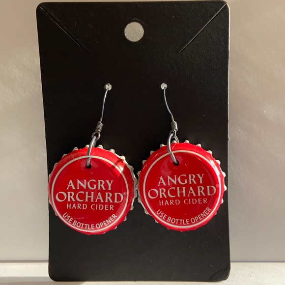Angry Orchard Hard Cider dangle earrings - Picture 1 of 1